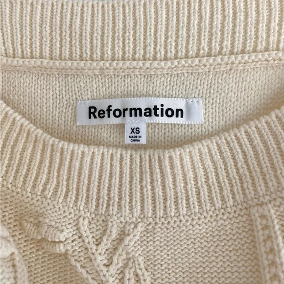 Reformation cento cotton sweater dress - Picture 9 of 11